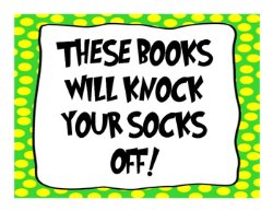 Books will knock your socks off